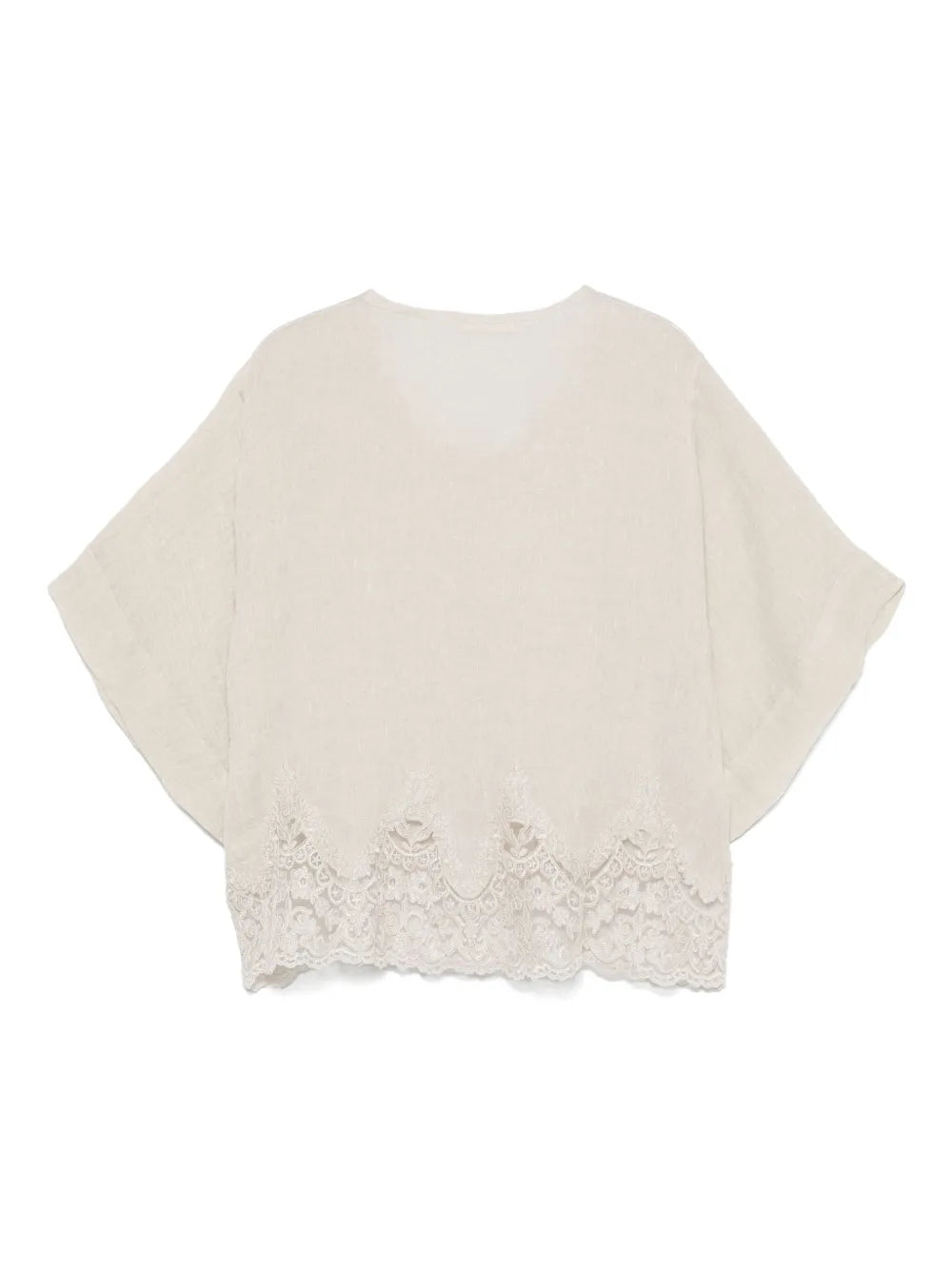 Lace-Detail Blouse