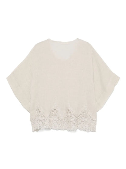 Lace-Detail Blouse
