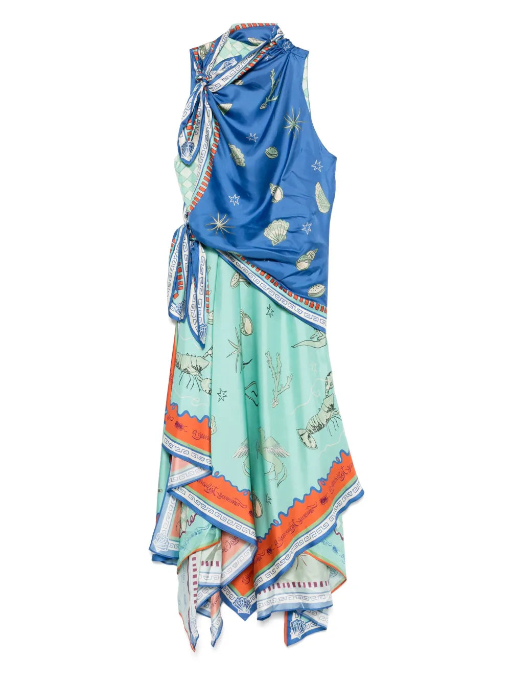Surrealist Summer Scarf Dress
