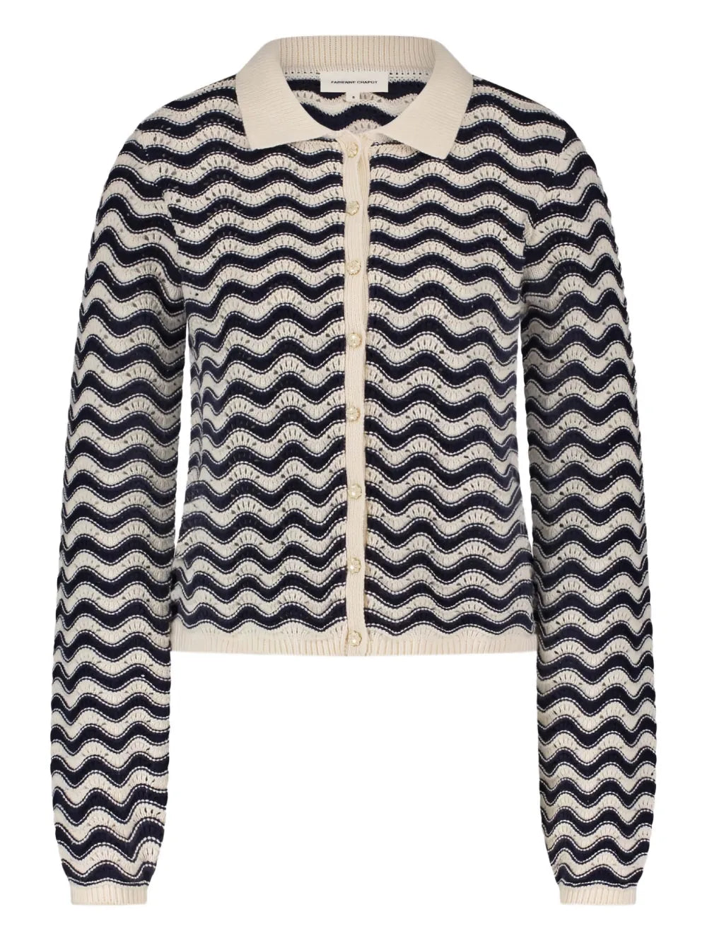 Caro Zigzag-Patterned Cardigan