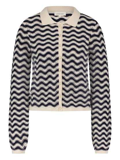 Caro Zigzag-Patterned Cardigan