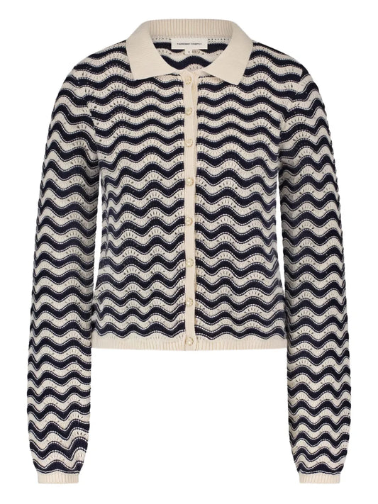 Caro Zigzag-Patterned Cardigan