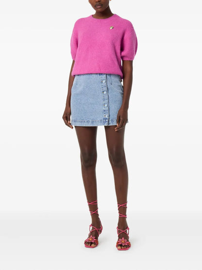 Logo-Embroidered Top