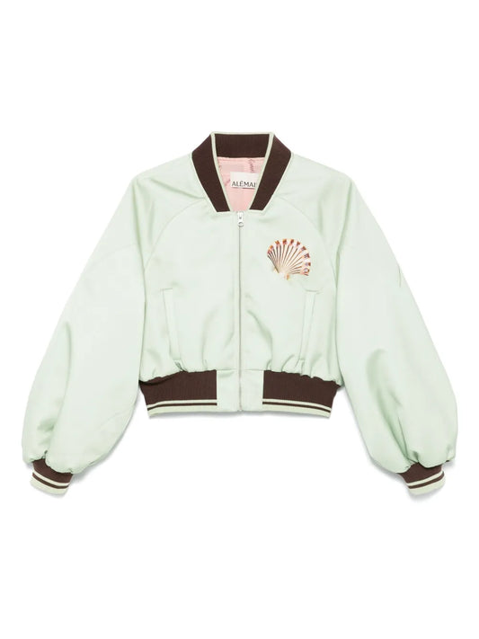 Cropped Bomber Jacket