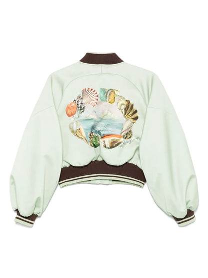 Cropped Bomber Jacket