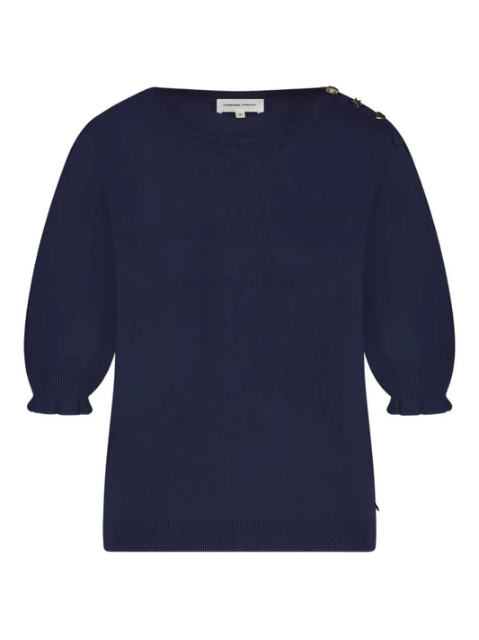Ruffle-Detailing T-Shirt