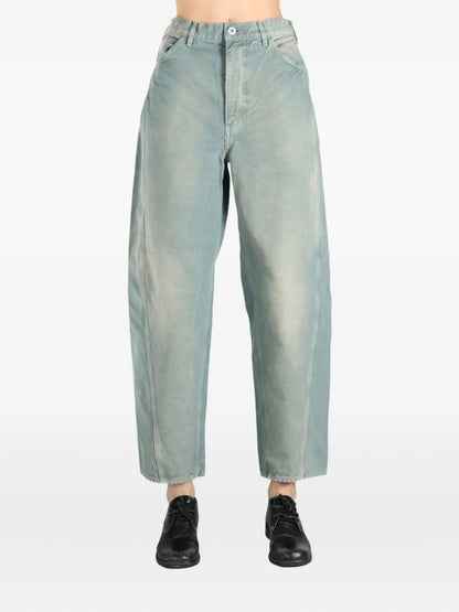 Cotton Tapered Jeans