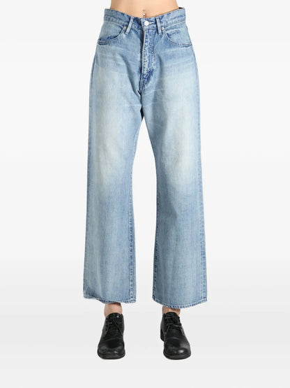 Cotton Straight Jeans