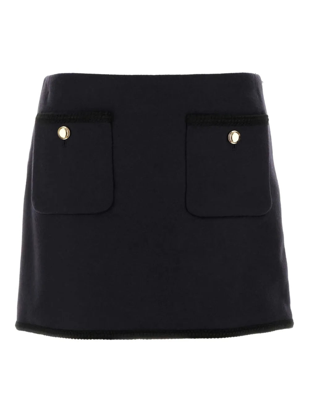 Wool Mini Skirt