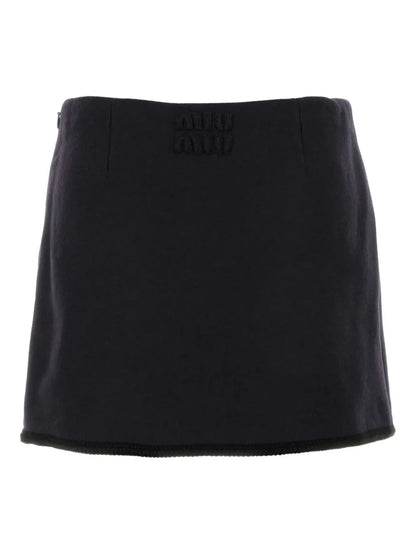 Wool Mini Skirt
