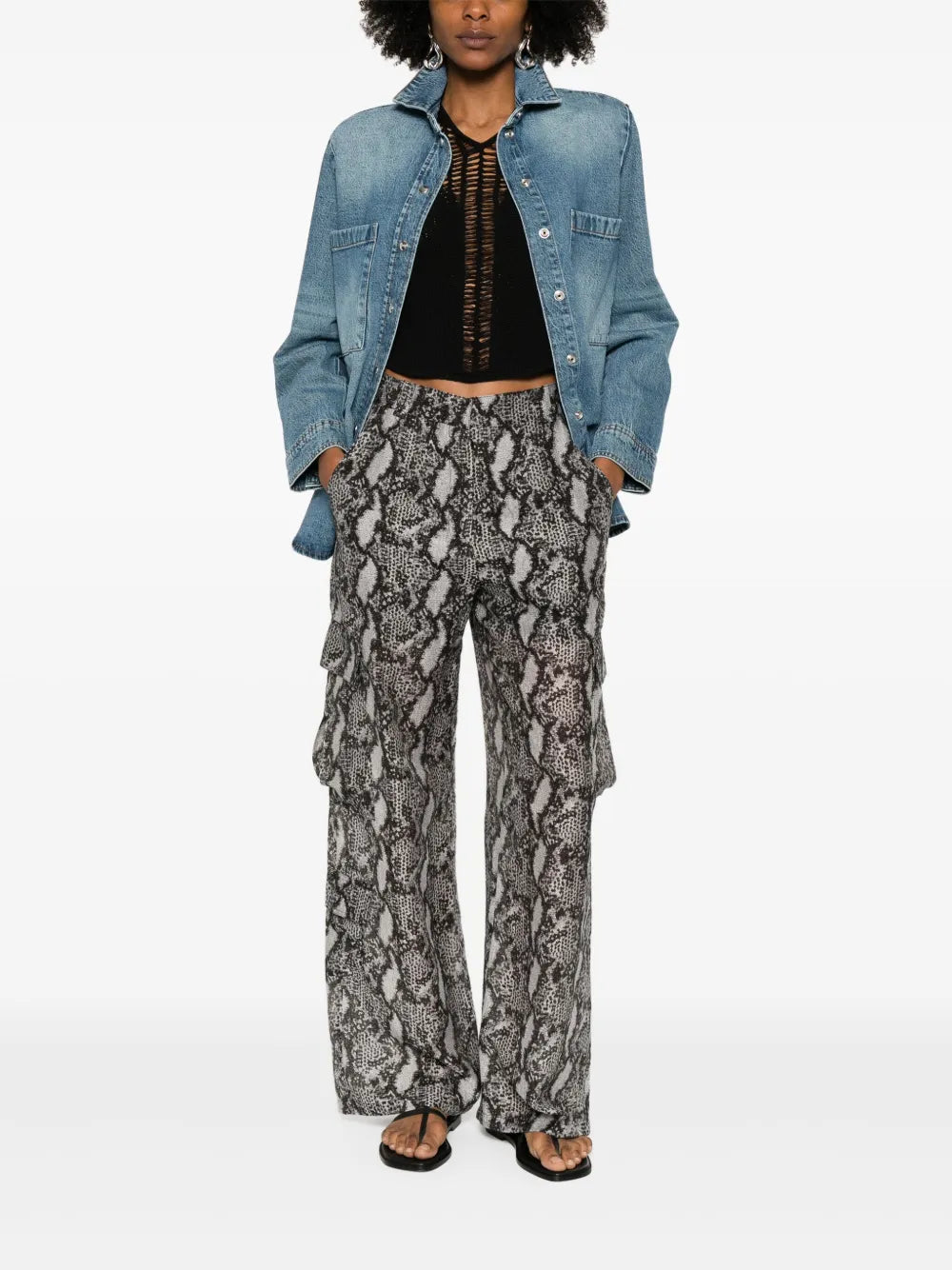 Long-Sleeve Denim Jacket