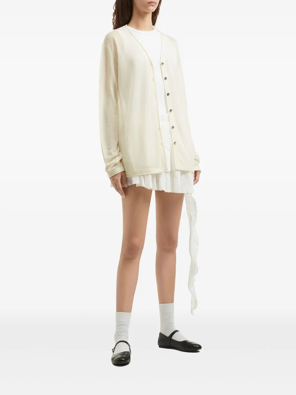 Logo-Embroidered Cardigan