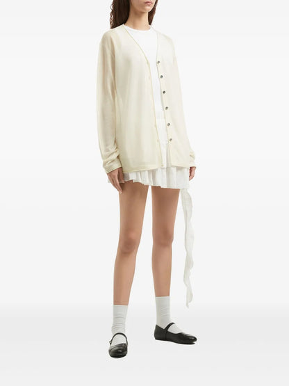 Logo-Embroidered Cardigan