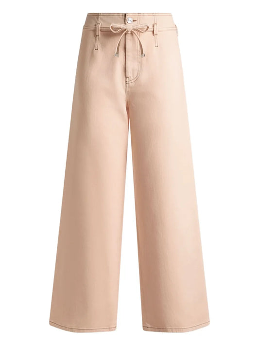 Belted Cropped Trousers