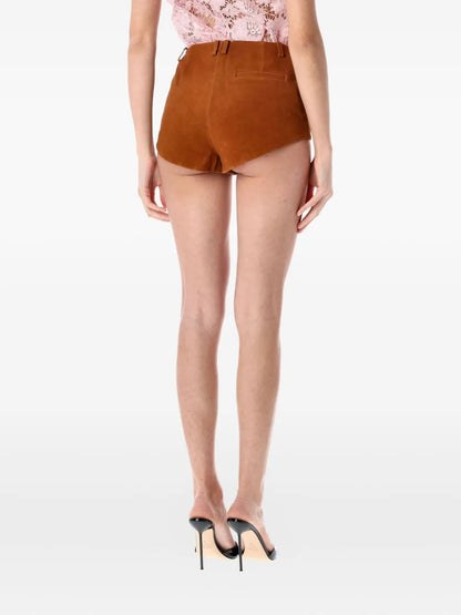 Suede Mini Shorts
