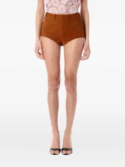 Suede Mini Shorts