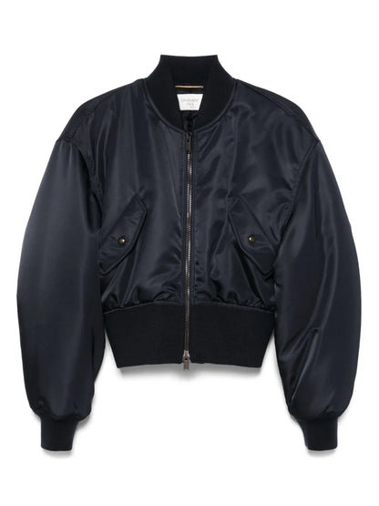 Cropped Bomber Jacket