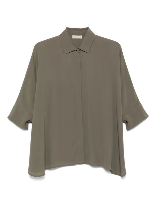 Batwing-Sleeves Shirt