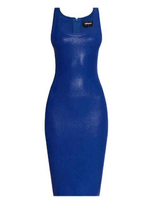 Ribbed-Knit Dress
