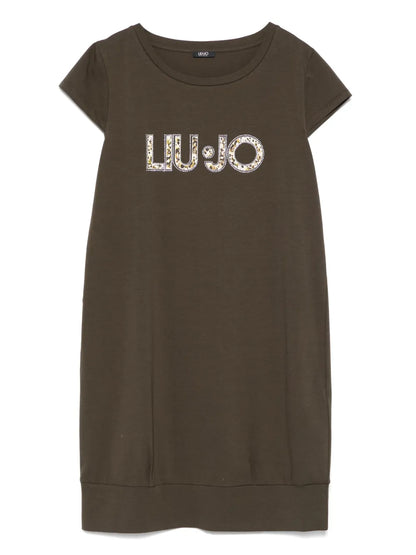 Logo-Embellished Mini Dress