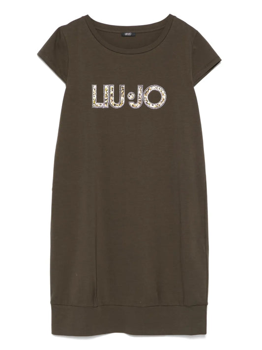 Logo-Embellished Mini Dress
