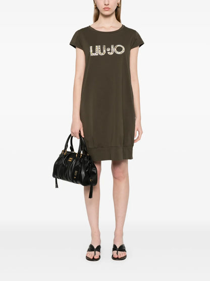 Logo-Embellished Mini Dress