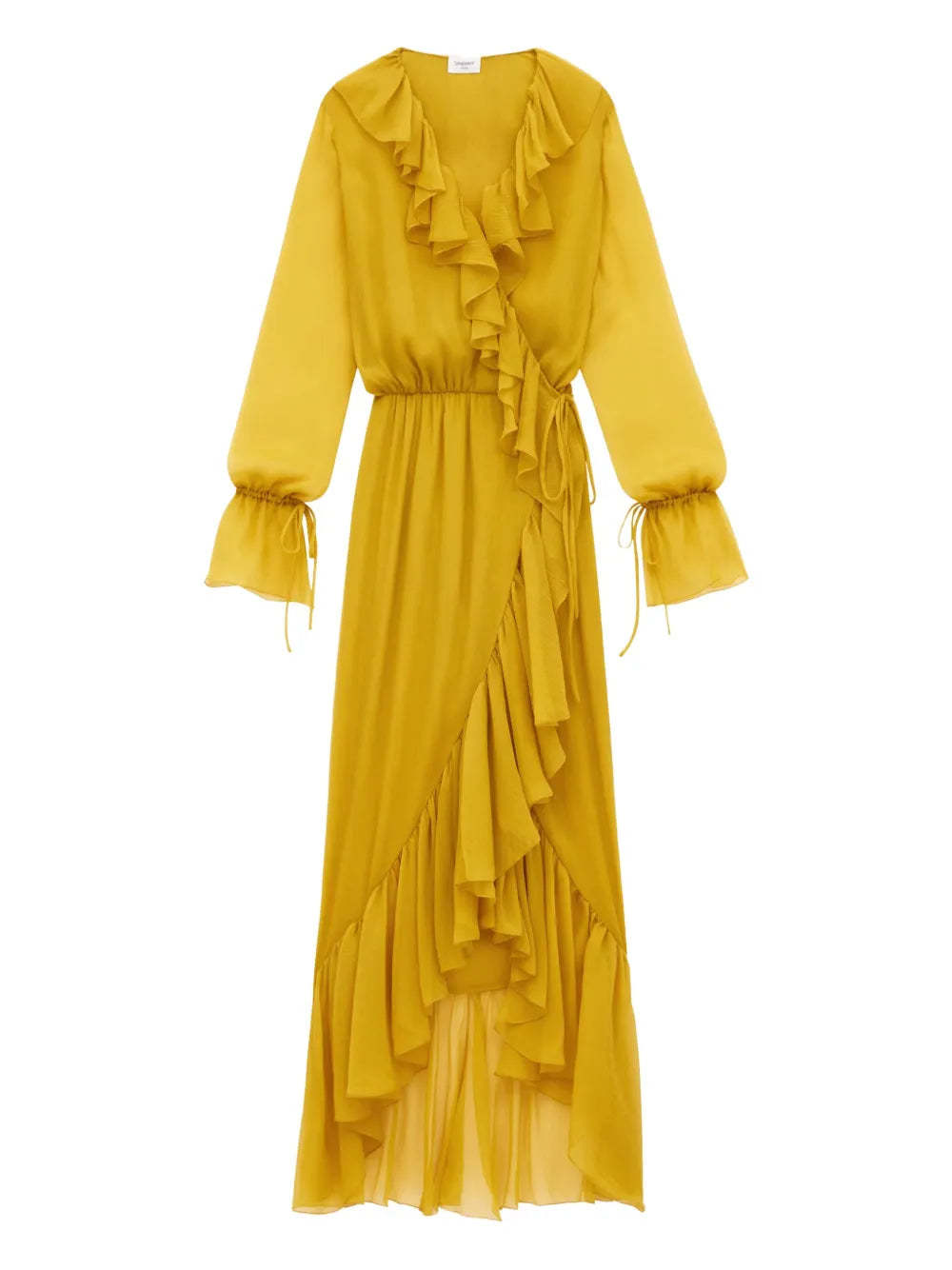 Ruffled Wrap Dress