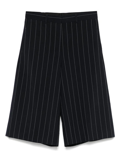 Pinstriped Tailored Shorts