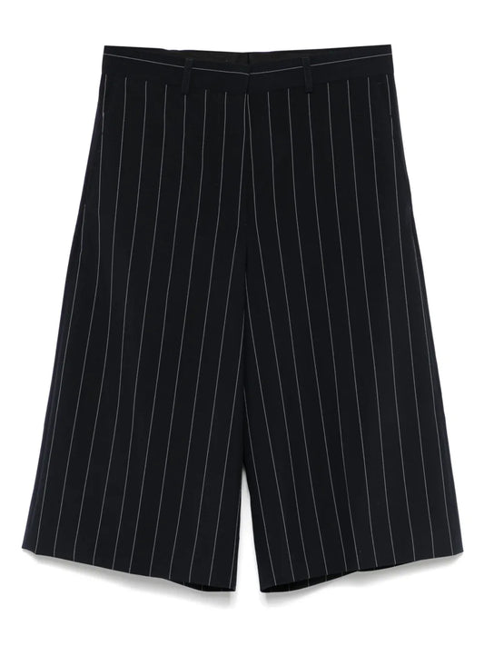 Pinstriped Tailored Shorts