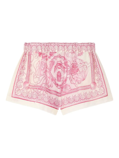 Underwater Barocco Cover-Up Shorts