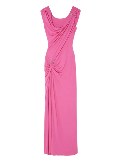 Safety Pin Gathered Gown