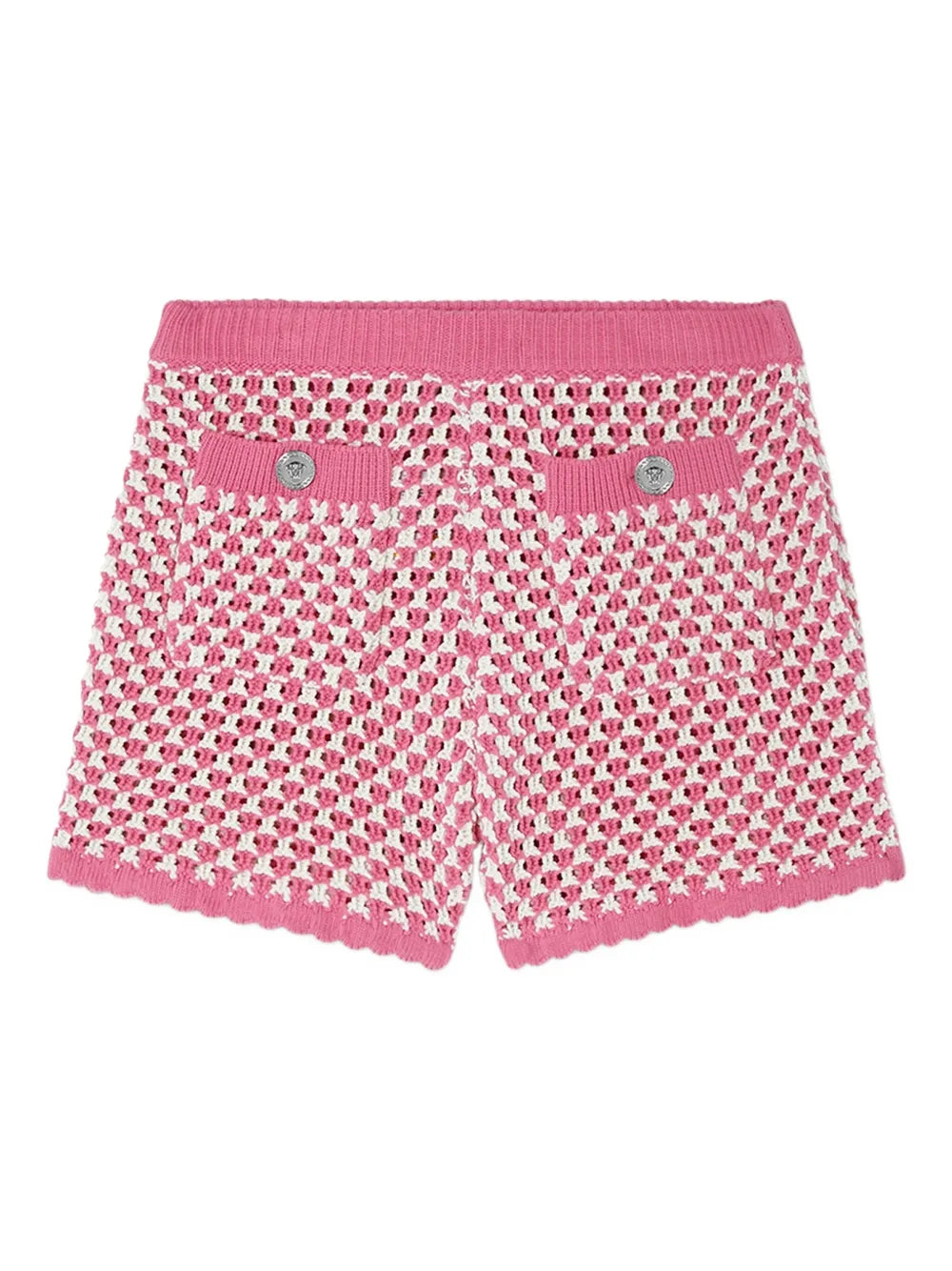 Crochet-Knit Shorts