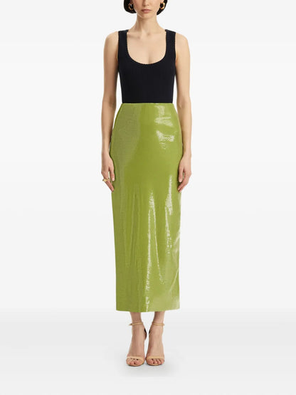 Sequinned Pencil Skirt