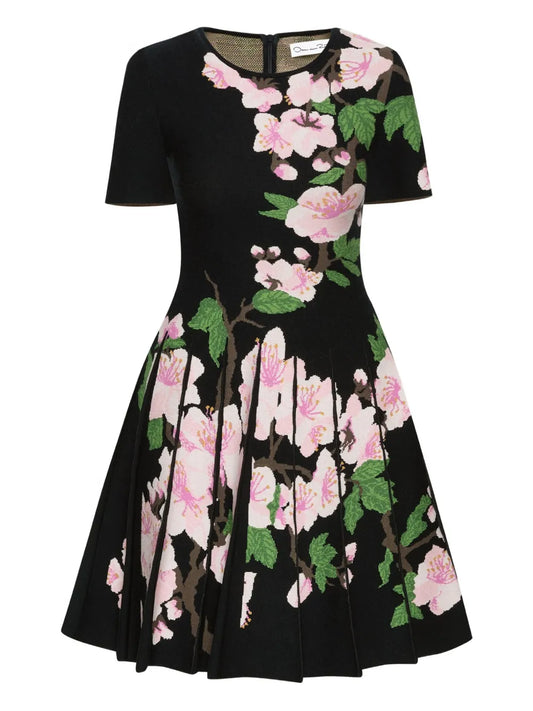 Floral-Print Mini Dress