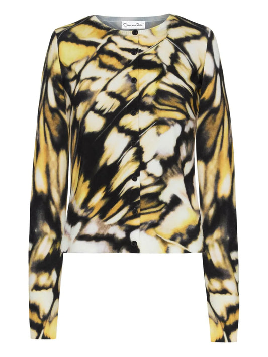 Printed Cardigan