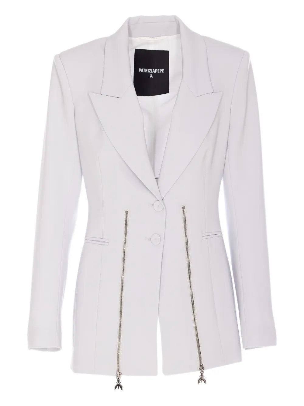 Zip-Detail Blazer