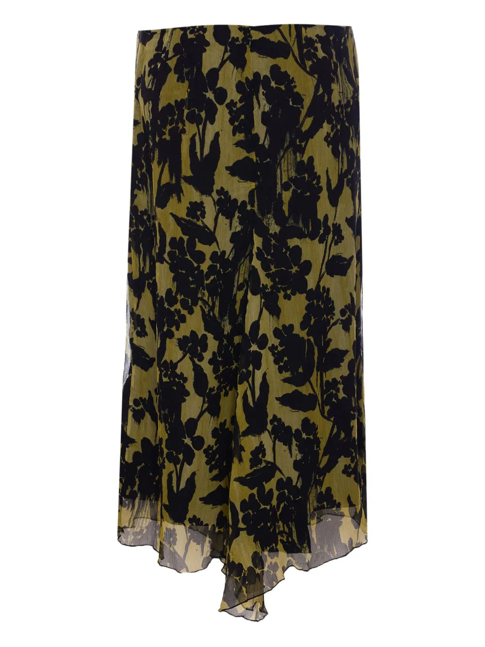Silk Midi Skirt