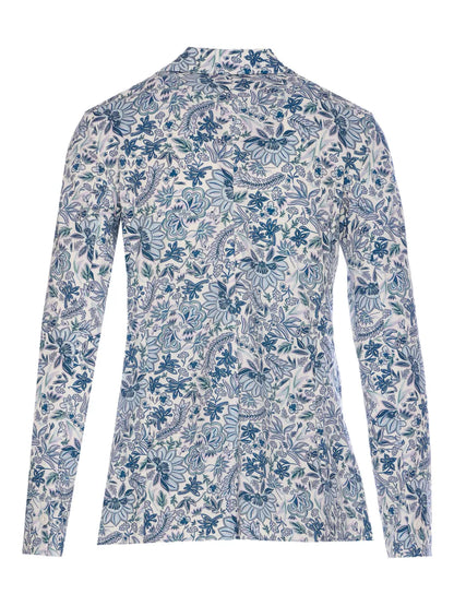 Floral-Print Blazer