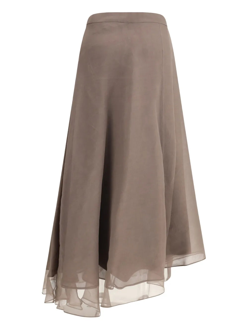 Silk Midi Skirt