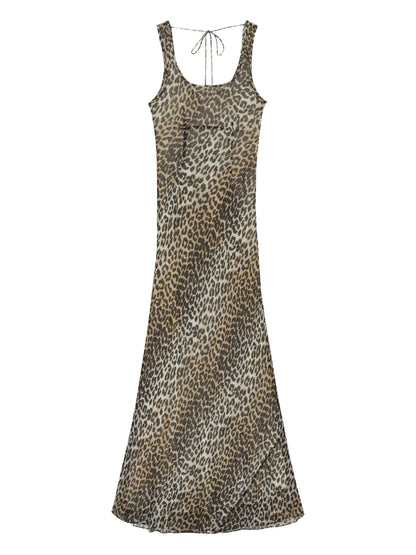 Leopard-Print Dress
