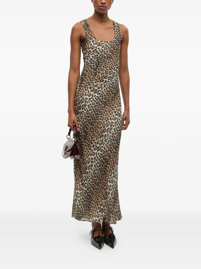 Leopard-Print Dress