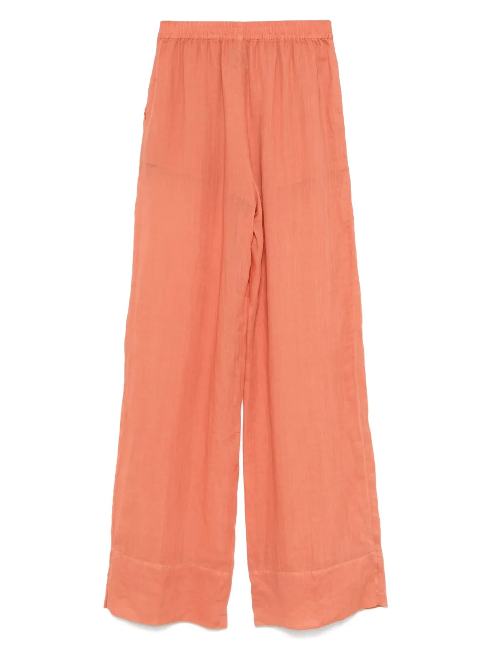 Slub-Textured Trousers