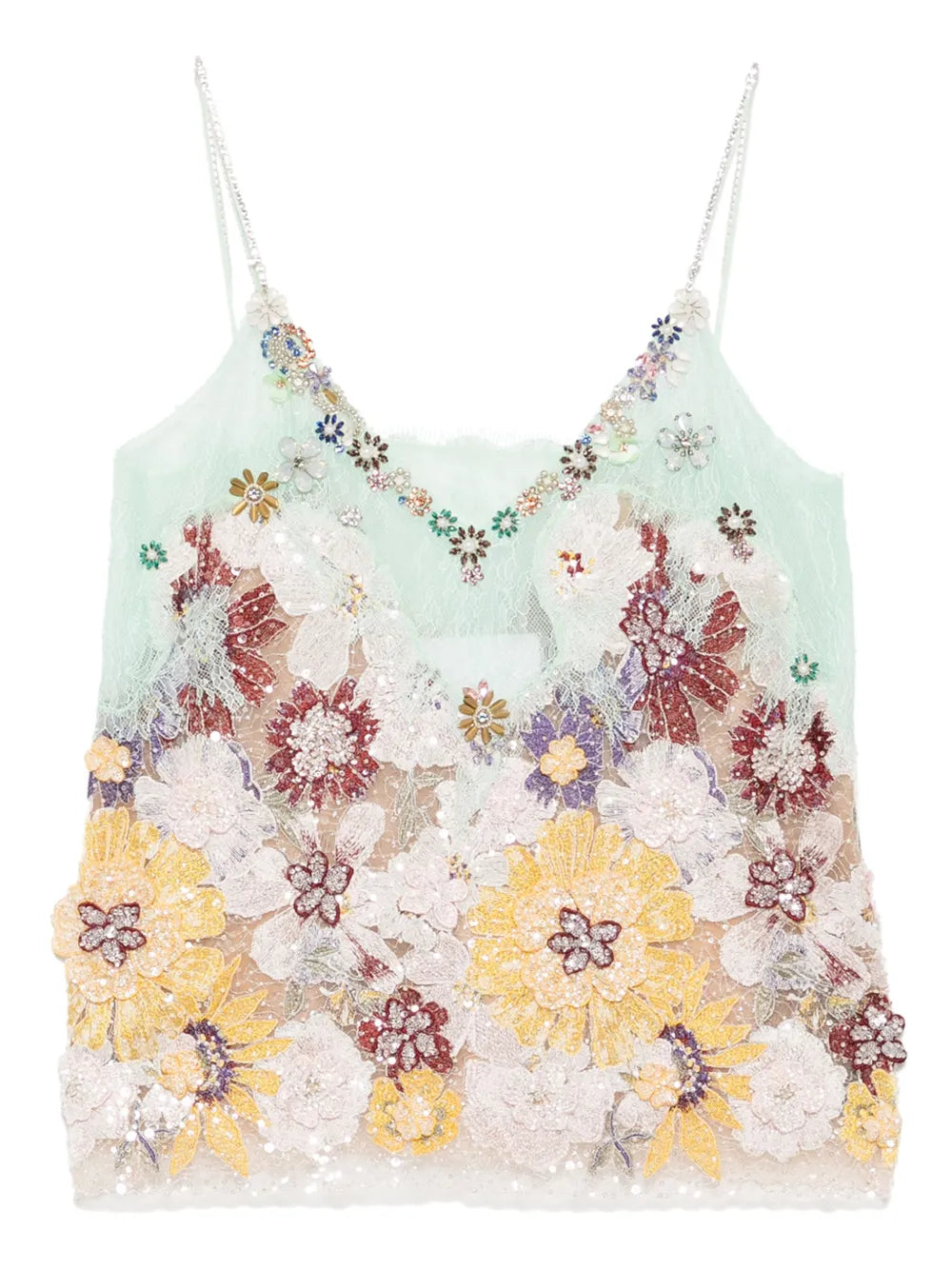 Embroidered Lace Top