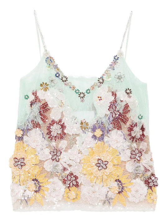 Embroidered Lace Top