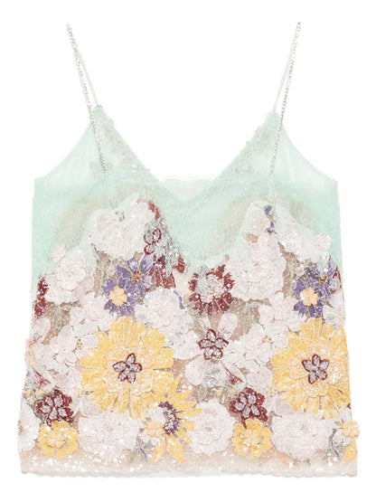Embroidered Lace Top