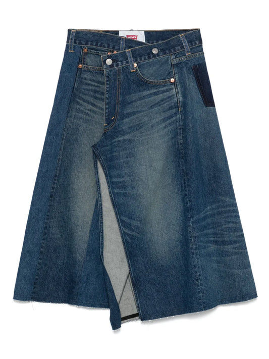 Denim Midi Skirt
