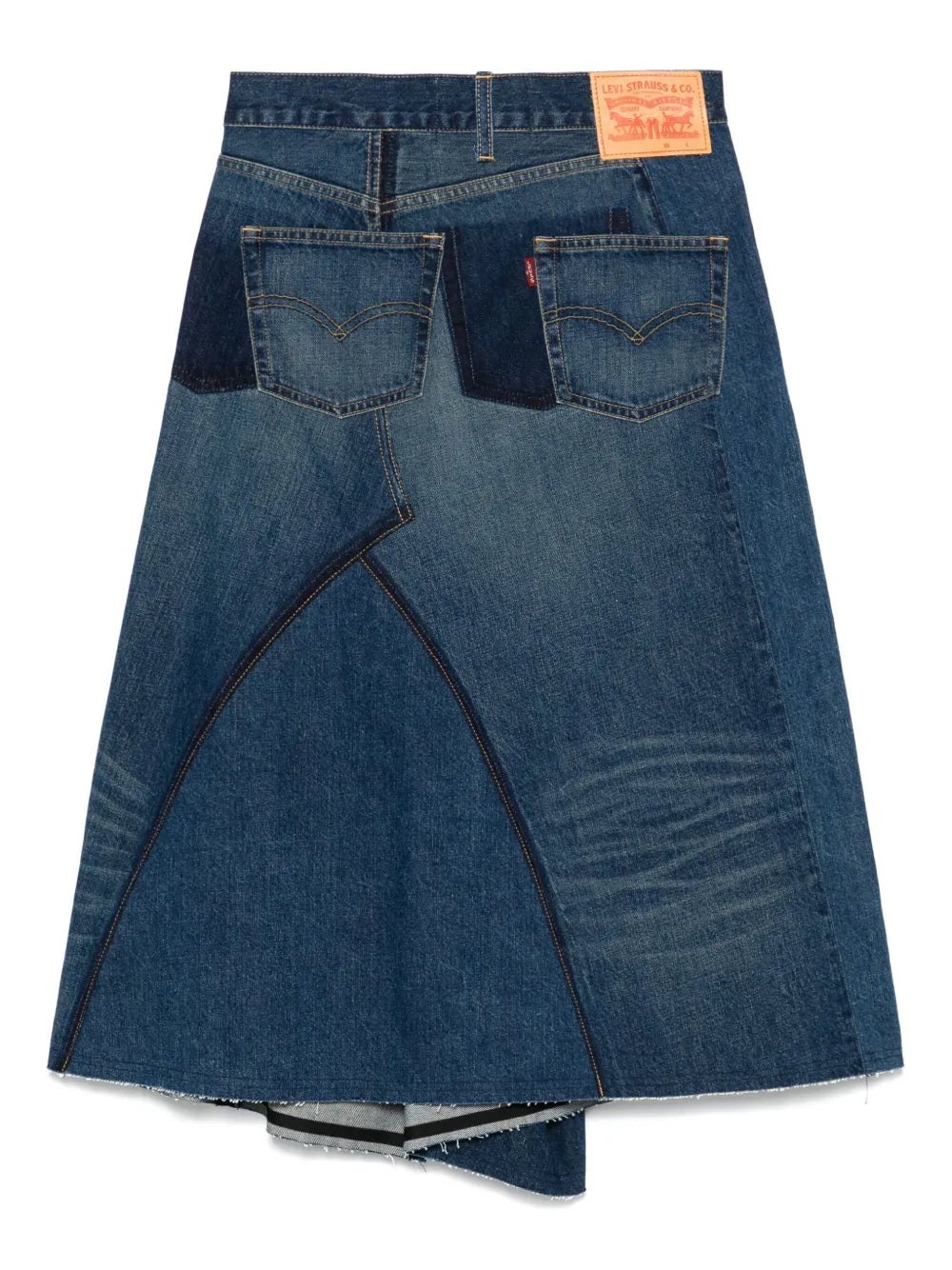 Denim Midi Skirt