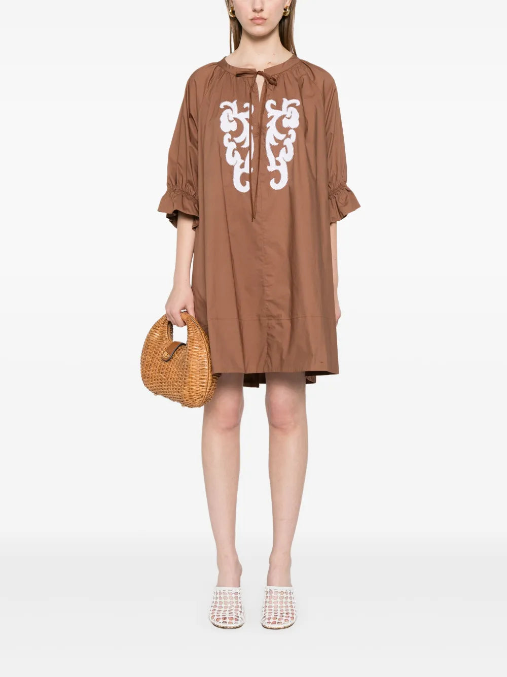 Poplin Mini Dress