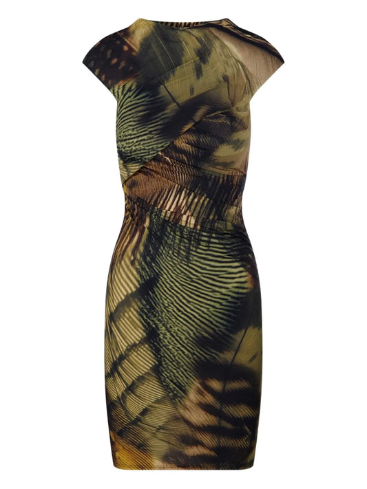 Birgit Printed Bodycon Dress