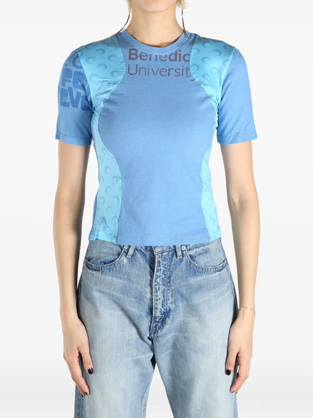 Crescent Moon-Motif T-Shirt